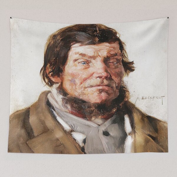 Item preview, Albert Edelfelt One Eyed Karelian designed and sold by MARWA-STORE.