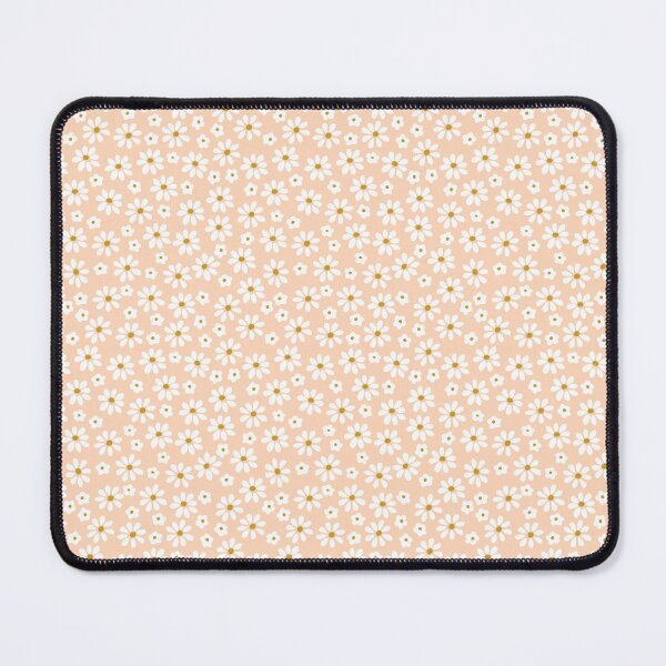 Item preview, DITSY PRAIRIE VINTAGE RETRO PEACH BLUSH WHITE FLORALS FLOWERS designed and sold by blomastudios.