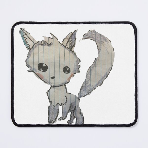 Item preview, Arctic Fox  - Cute Cartoon Kid Drawing  designed and sold by LexiesDoodle.