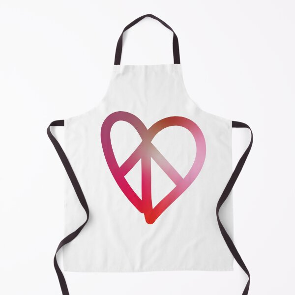 Item preview, Peace&Love Heart Sfumatura Red Fuxia designed and sold by Sshara.