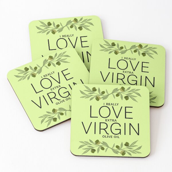 Item preview, I Really Love Extra Virgin Olive Oil - Thin Black designed and sold by Reconocer.