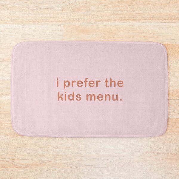 Item preview, I Prefer The Kids Menu - Jokes designed and sold by carroteraser.