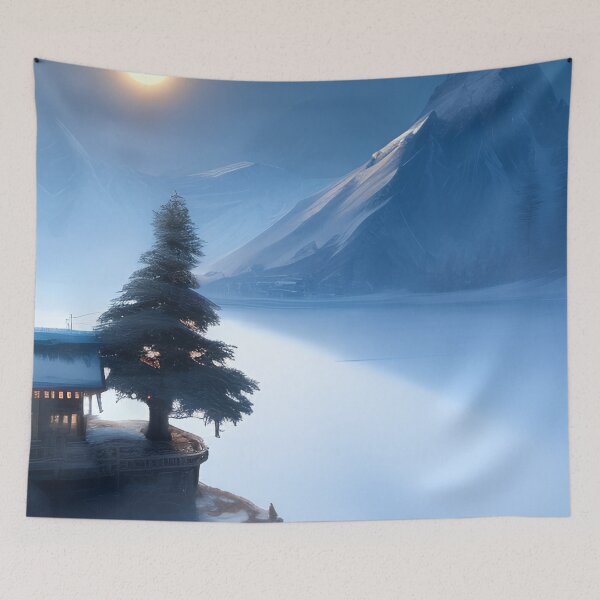Aperçu de l'œuvre Paysage glacial créée et vendue par ArtificialCraft.
