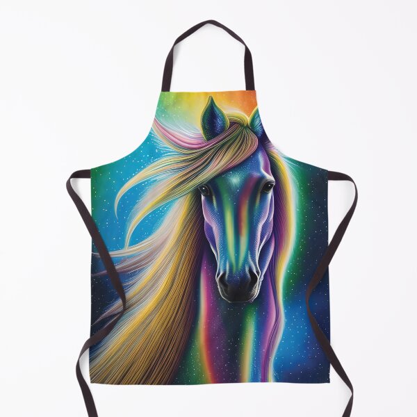 Item preview, Mystical Rainbow Horse | Colorful Horse Art | Horse Decor Artwork | Space Aesthetic designed and sold by MysticMyras.