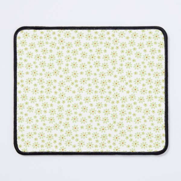 Item preview, DITSY PRAIRIE VINTAGE AND RETRO FLORALS FLOWERS GREEN BEIGE AND WHITE designed and sold by blomastudios.