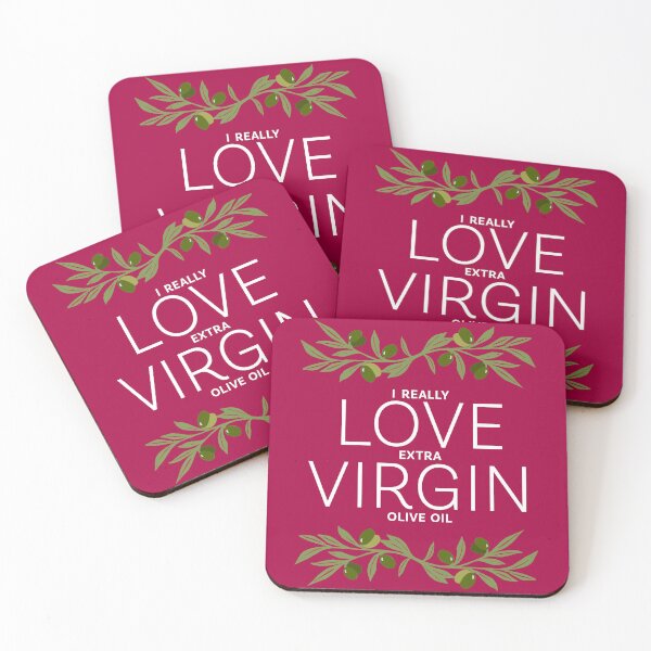 Item preview, I Really Love Extra Virgin Olive Oil - Thin White designed and sold by Reconocer.