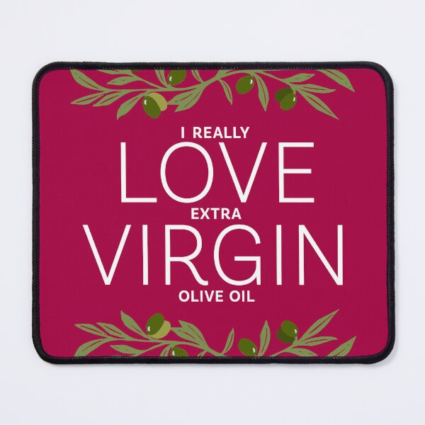 Item preview, I Really Love Extra Virgin Olive Oil - Thin White designed and sold by Reconocer.