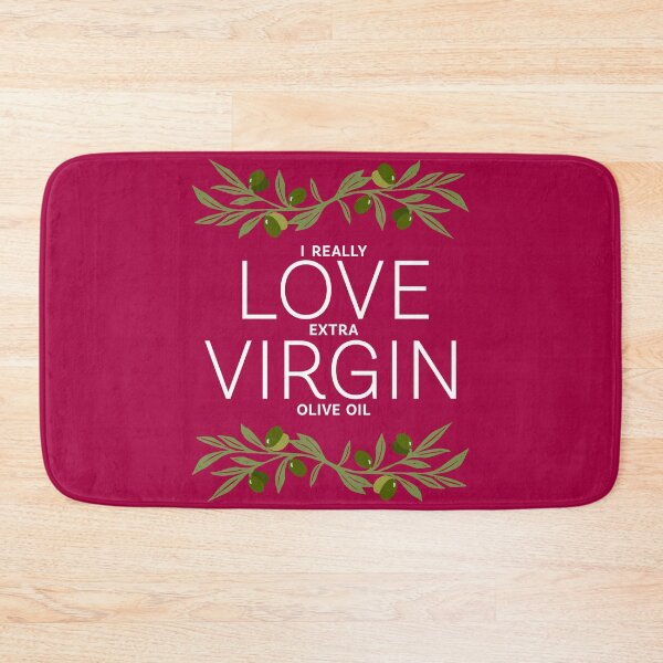 Item preview, I Really Love Extra Virgin Olive Oil - Thin White designed and sold by Reconocer.