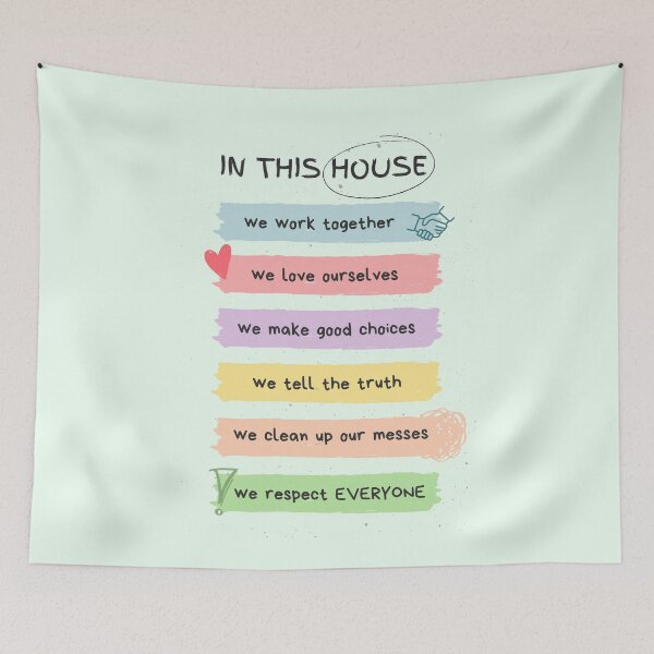 Item preview, House rules designed and sold by AllTheBells.