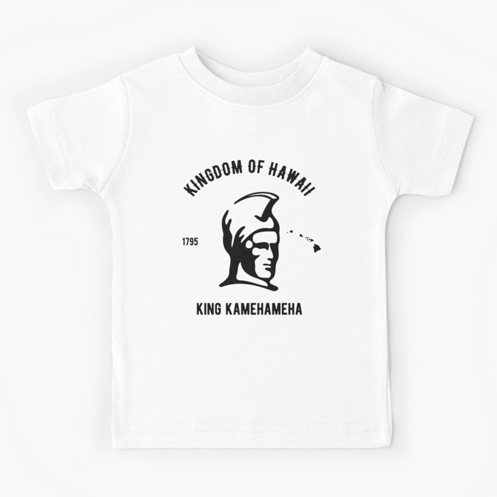 Hawaii Custom Perosnalised T-Shirt King Kamehameha Hibiscus And Plumeria With Palm Branches Vintage Style main image 1