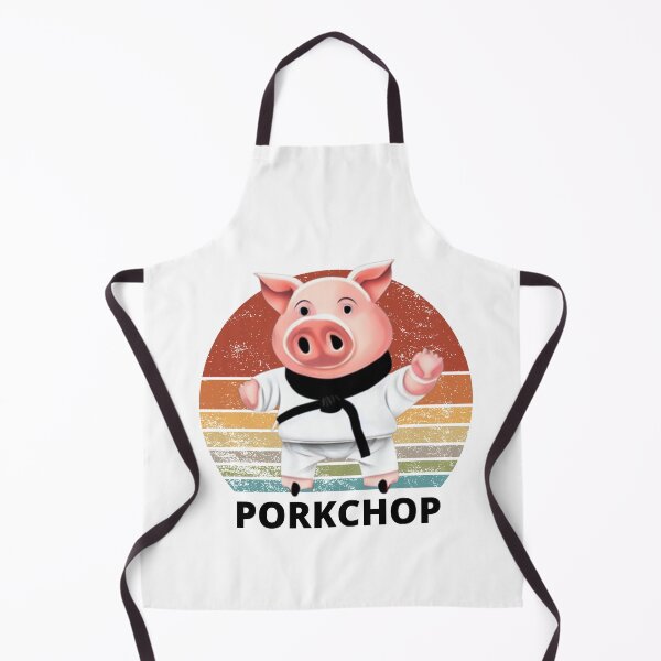 Item preview, A pig Doing Karate - Pork Chop  designed and sold by Katherine Winner.