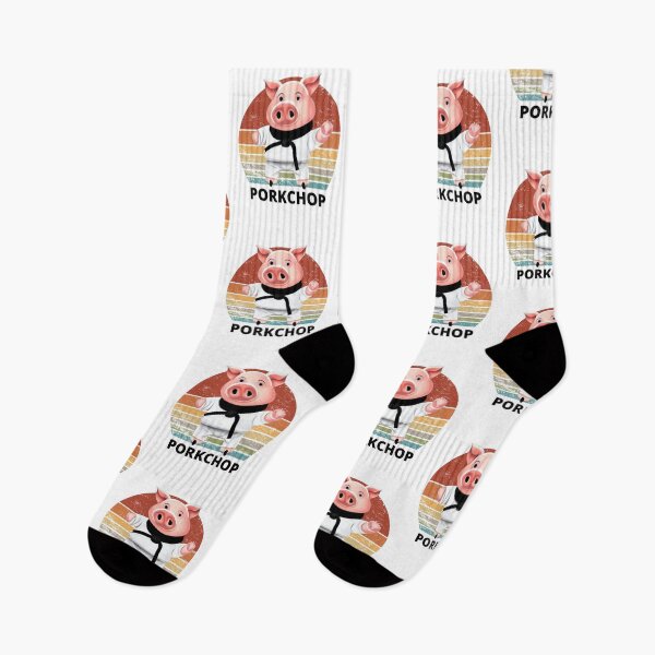 Item preview, A pig Doing Karate - Pork Chop  designed and sold by Katherine Winner.