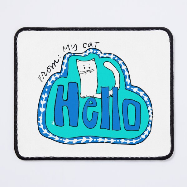 Item preview, Cat says hello designed and sold by desireeling.