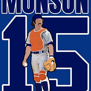 MLB NEW YORK Yankees Baseball Thurman Munson #15 Jersey T Shirt