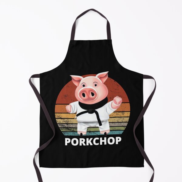Item preview, A pig Doing Karate - Pork Chop  designed and sold by Katherine Winner.