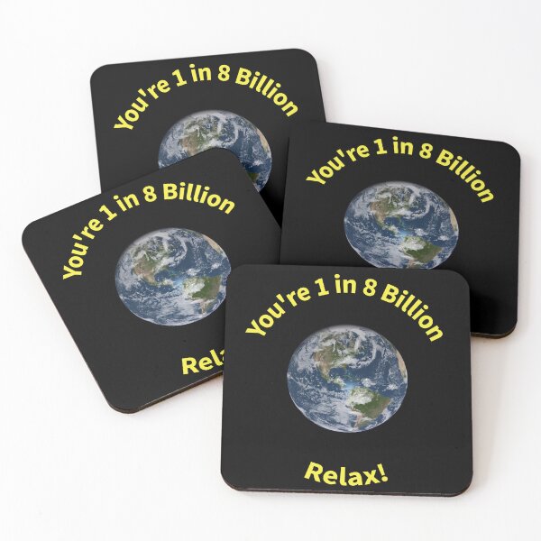 Item preview, World Globe Population Relax Yellow Lettering designed and sold by klhmmh.