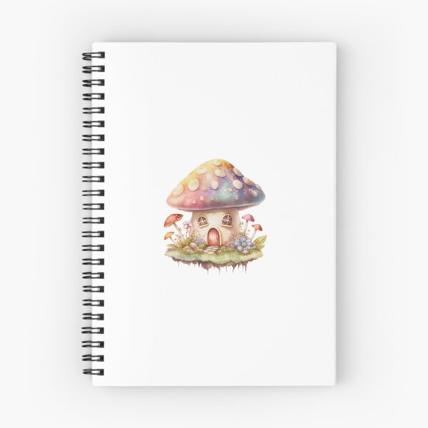 Item preview, Watercolour Mushroom Fairy House designed and sold by ArtManifestor.