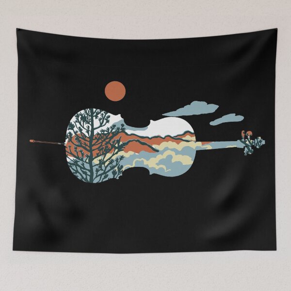 Item preview, Cello natural - black background designed and sold by piesdesignart.