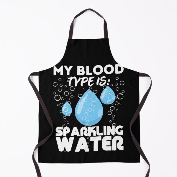 Item preview, My blood type is Sparkling water designed and sold by DesignsByTaila.
