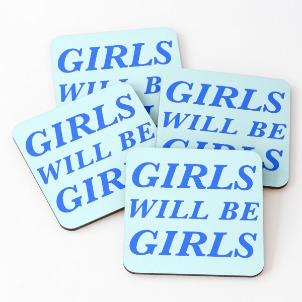 Item preview, GIRLS WILL BE GIRLS PINK BLUE designed and sold by Cl1998.