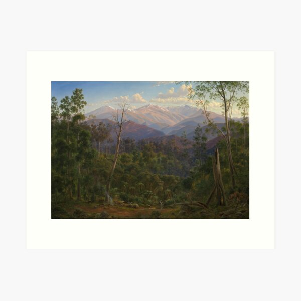 Item preview, Mount Kosciusko by Eugene von Guerard, 1866 designed and sold by Vintage Wall Art.