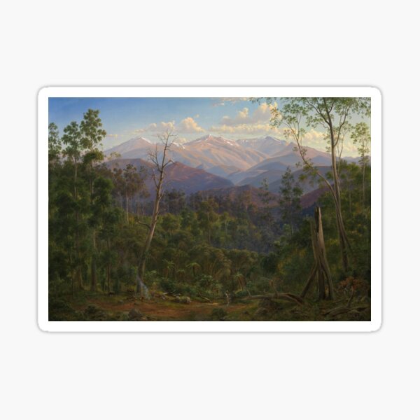 Item preview, Mount Kosciusko by Eugene von Guerard, 1866 designed and sold by Vintage Wall Art.