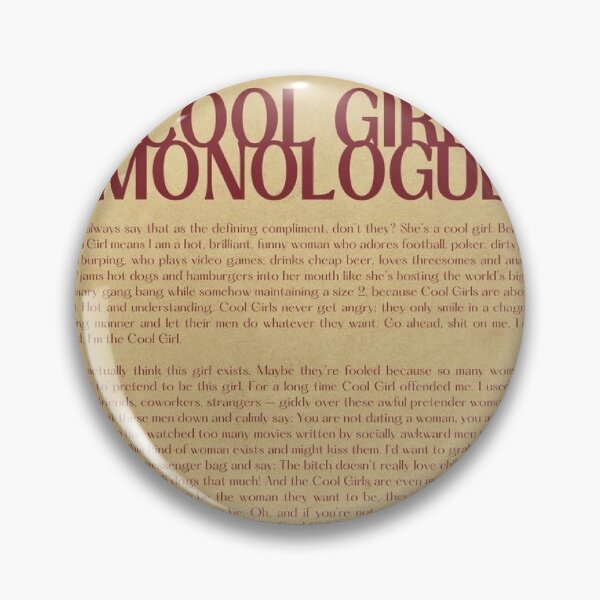 Item preview, cool girl monologue designed and sold by silkpark.