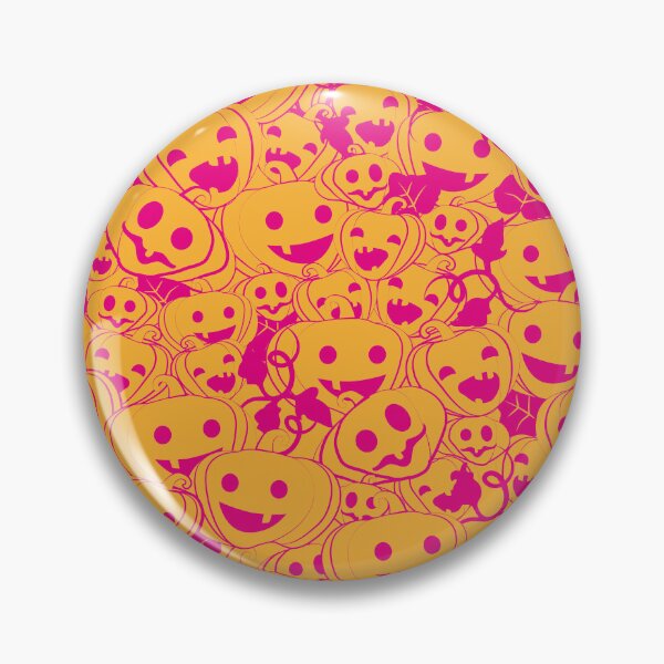 Item preview, Field of cute Orange Halloween Pumpkins designed and sold by Melissa Plugge-Dekker.