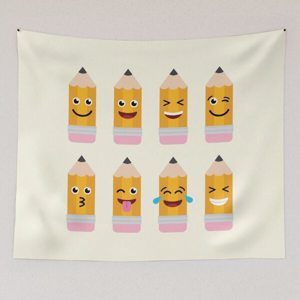 Item preview, Pencil Emoji Set designed and sold by runningwithfoxes.