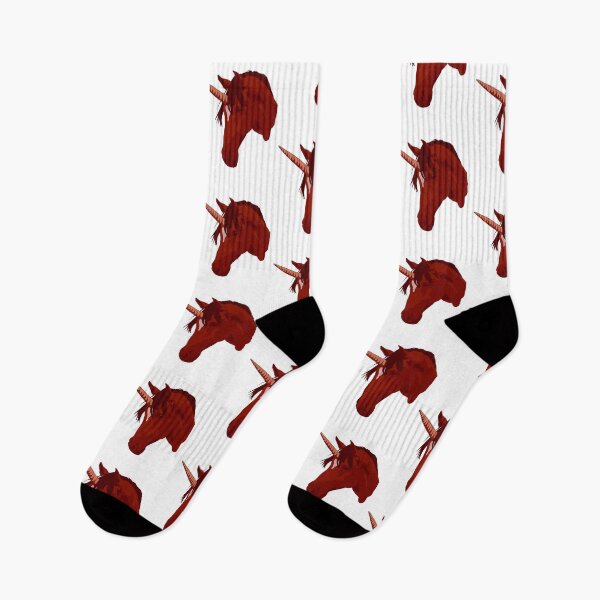 Item preview, Red unicorn  designed and sold by LeahcarsArt.