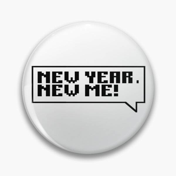 Item preview, New year, new me - black designed and sold by Univers Gifts.