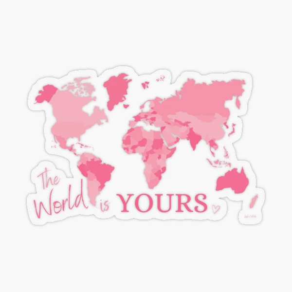 The World Is Yours Sticker for Sale by YSuryaKencana