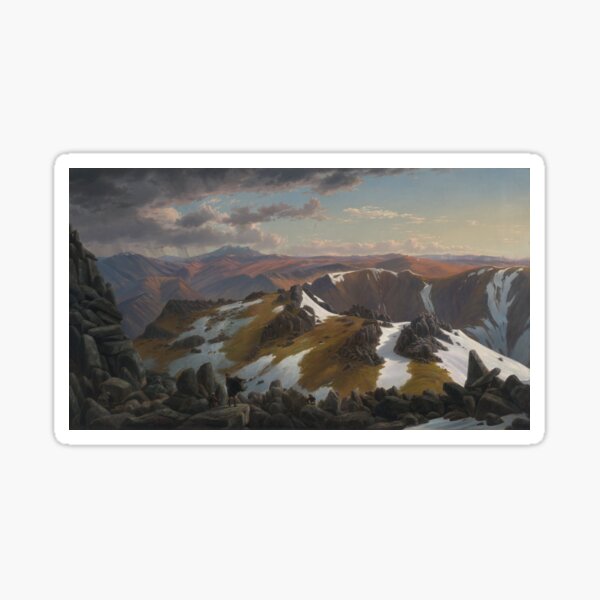 Item preview, North-east view from the northern top of Mount Kosciusko  designed and sold by Vintage Wall Art.