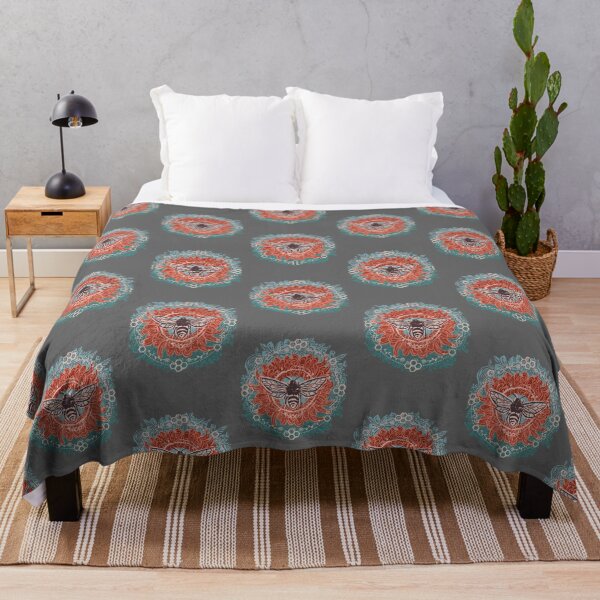 Item preview, Honey bee in a garden designed and sold by norsedogstudio.