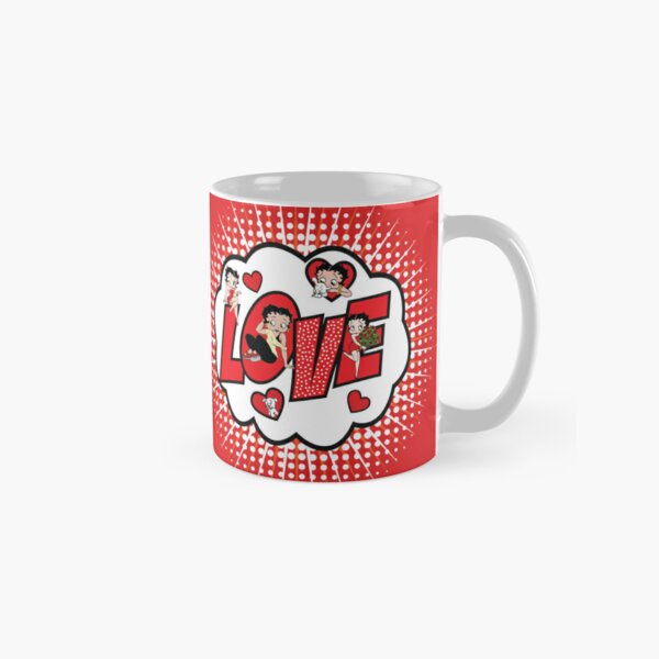 Betty Boop Red Heart Mug