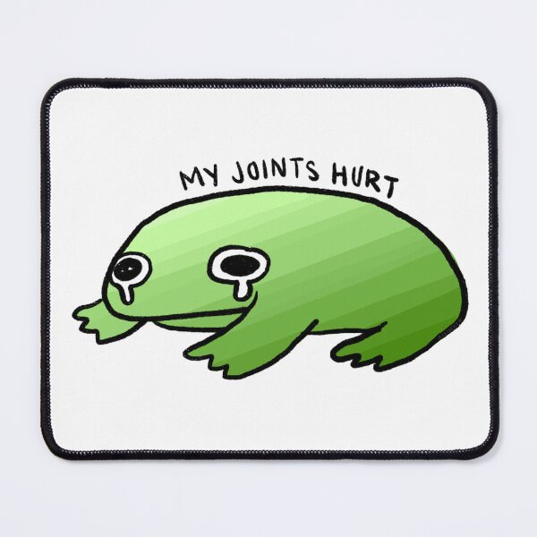 Item preview, My Joints Hurts | Crying Green Gradient Frog designed and sold by iristocat.