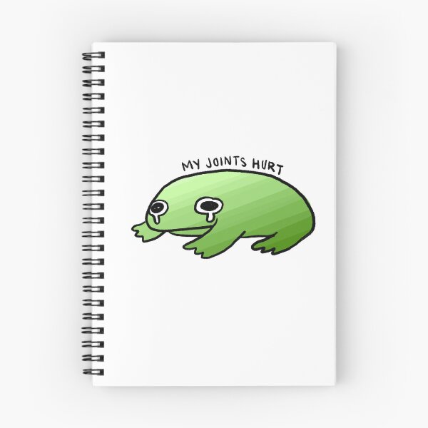 Item preview, My Joints Hurts | Crying Green Gradient Frog designed and sold by iristocat.