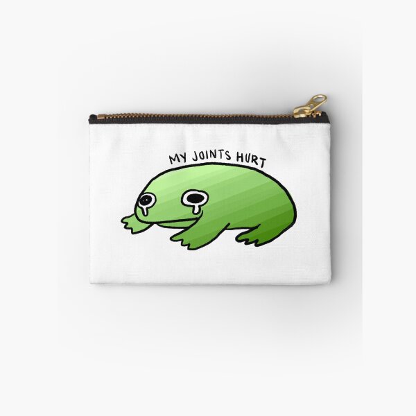 Item preview, My Joints Hurts | Crying Green Gradient Frog designed and sold by iristocat.