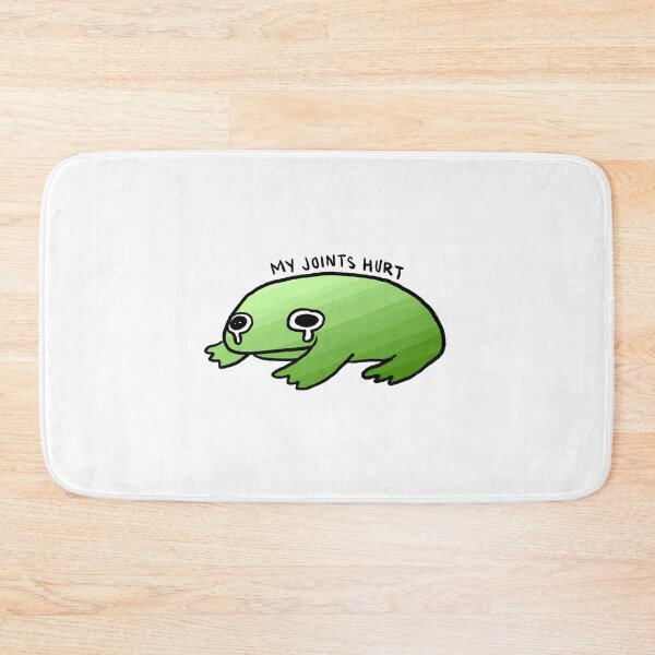 Item preview, My Joints Hurts | Crying Green Gradient Frog designed and sold by iristocat.