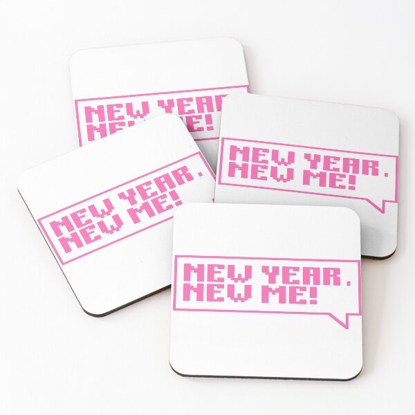Item preview, New year, new me - pink designed and sold by Univers Gifts.