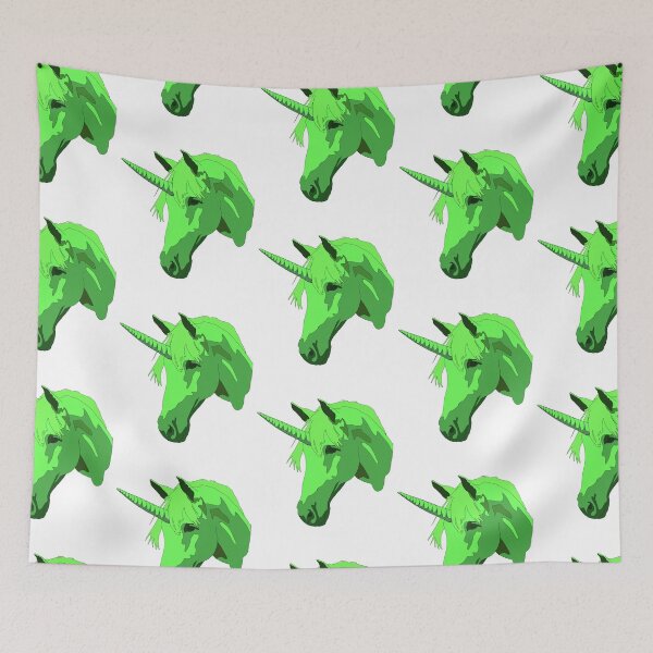 Item preview, Green  unicorn  designed and sold by LeahcarsArt.