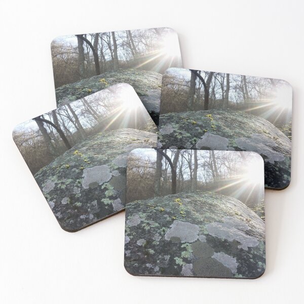 Item preview, Sunlight on mossy rock designed and sold by Daerohel.