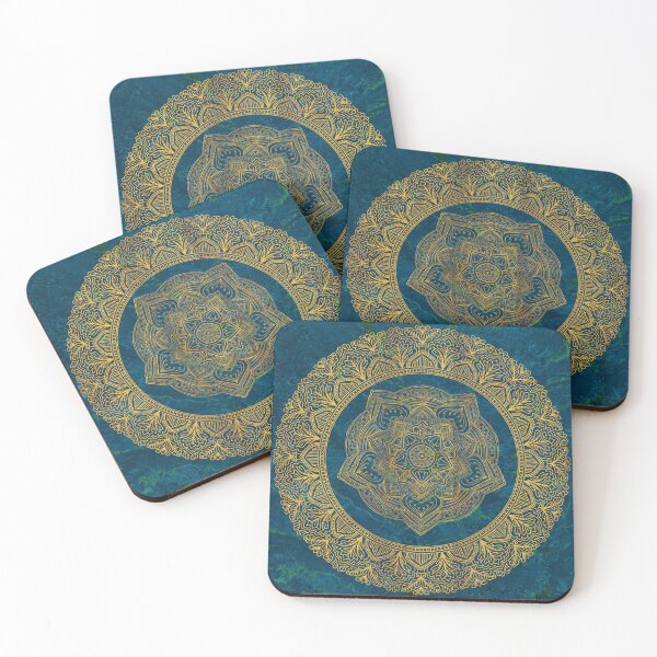 Item preview, The way of water ocean emerald Mandala designed and sold by zarifiqbal.