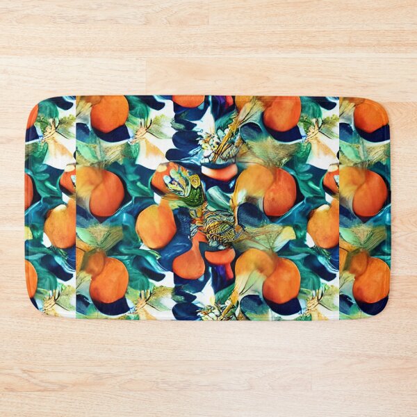 Item preview, ORANGE Blue white PATTERN designed and sold by starfishstuff.