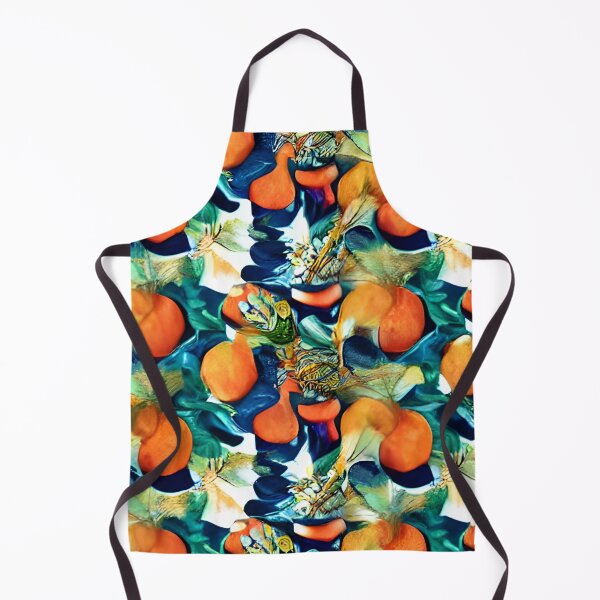 Item preview, ORANGE Blue white PATTERN designed and sold by starfishstuff.