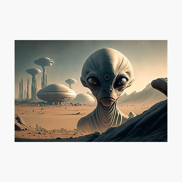 Item preview, Extraterrestrial Life - Number 1 designed and sold by Left-Hand-Tree.