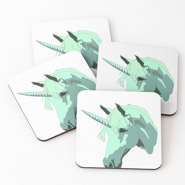 Item preview, Blue Green  unicorn  designed and sold by LeahcarsArt.