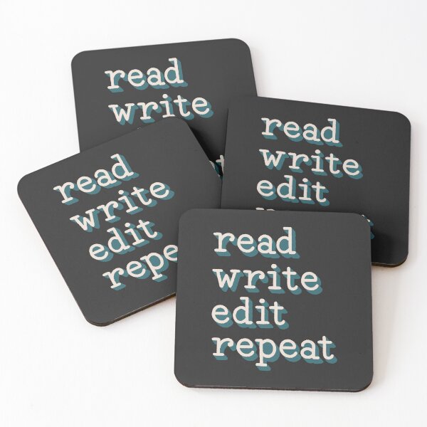 Item preview, read write edit repeat (teal) designed and sold by DesignsByAND.