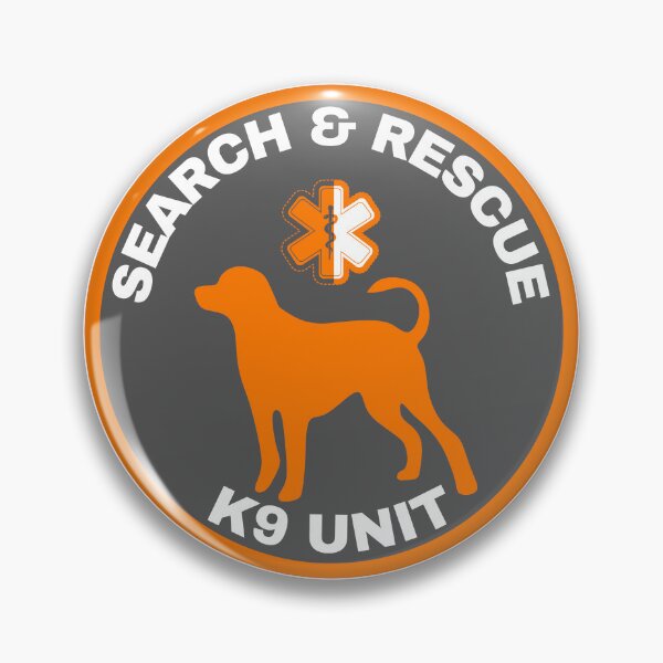 Item preview, Wilderness K9 UNIT Search and Rescue Medical badge designed and sold by TheContactor.