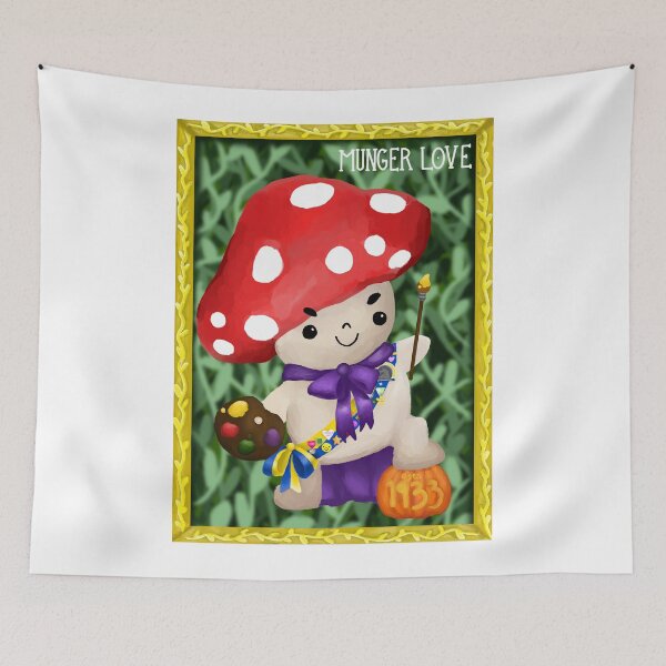 Item preview, Wellesley College Munger Mungie the Fungi designed and sold by avadoodle.
